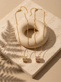 Zirconia charm chain